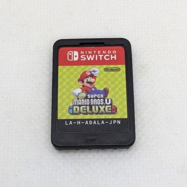 【Switch】 NewスーパーマリオブラザーズUデラックス ゲームカードのみ 動作確認済み