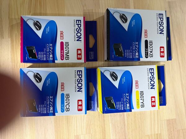 EPSON IB07 4色セット 純正 大容量インクカートリッジ