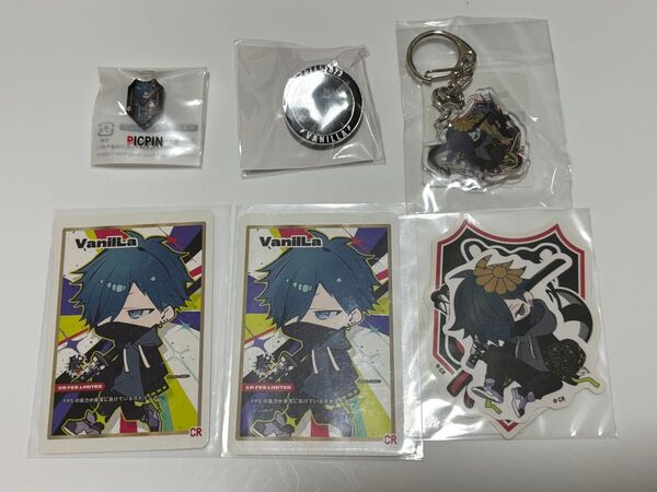 CR VanilLa アクリルキーホルダー ステッカー カード ピックピン