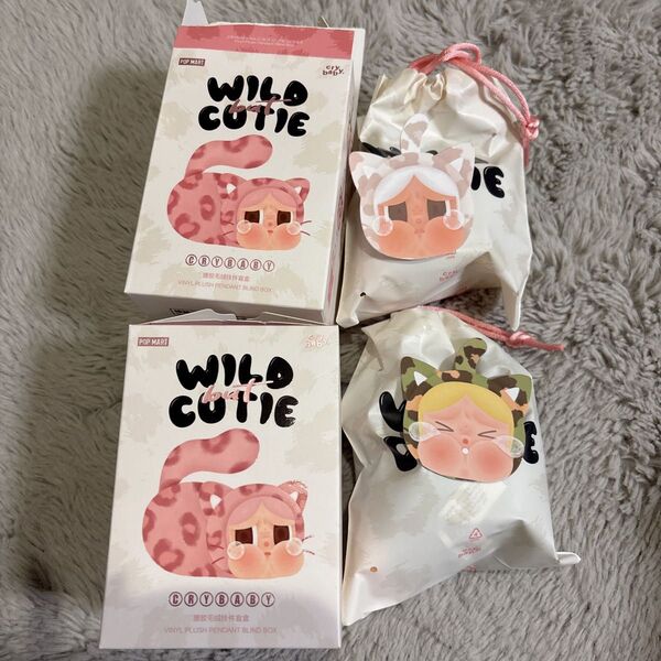【最安値】POPMART crybaby wild but cutie