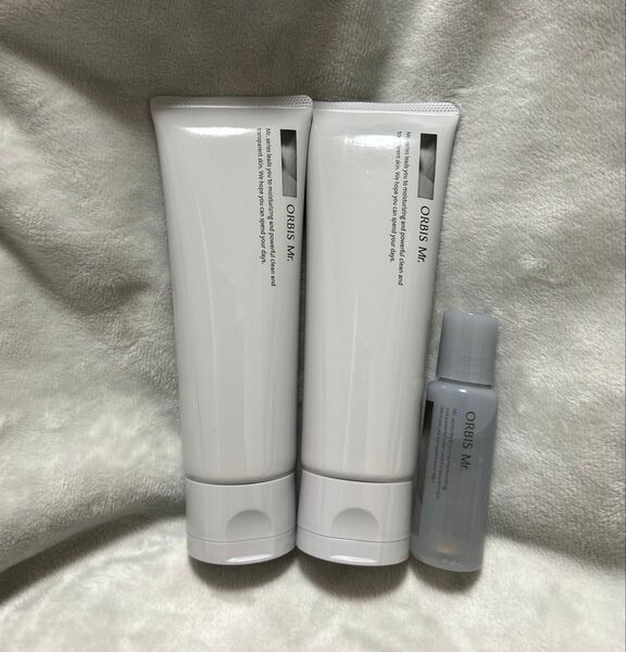オルビスミスター フォーミングウォッシュ 120g 2本 ローションのサンプルつき