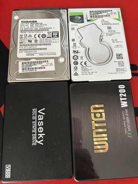 HDD TOSHIBA SATA SSD ハードディスク 1TB 3枚 ジャンク