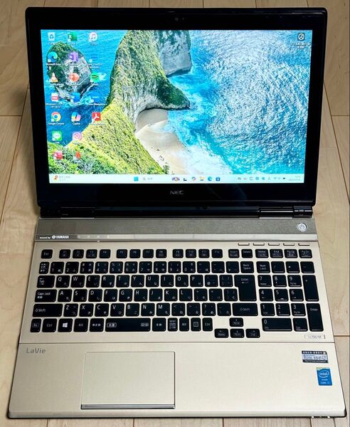 NEC ノートPC Corei7 16GB 500GB SSD Office2024 Windows11 ブルーレイ タッチパネル
