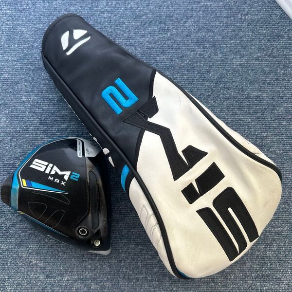 《テーラーメイド》TaylorMade SIM2 MAXドライバーヘッド+カバー