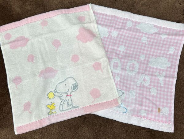 訳あり!汚れあり!大特価! 西川リビング スヌーピータオルギフト SP446 たんぽぽ ウォッシュタオル2枚セット 綿100%