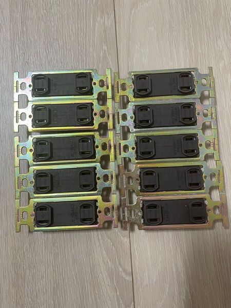 松下電工 ハイ連用ダブルコンセント WF1112 10個 昭和レトロ