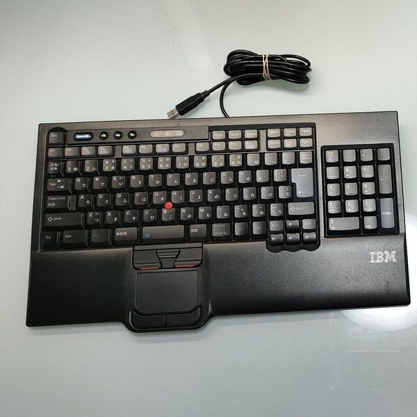 送料無料★IBM USBキーボード SK-8835 動作良好 トラックパッドタッチパッドトラックポイント ウルトラナビ 10キー付
