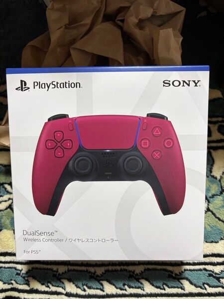 新品未開封 純正品 PS5 ワイヤレスコントローラー コズミックレッド CFI-ZCT1J02 DualSense
