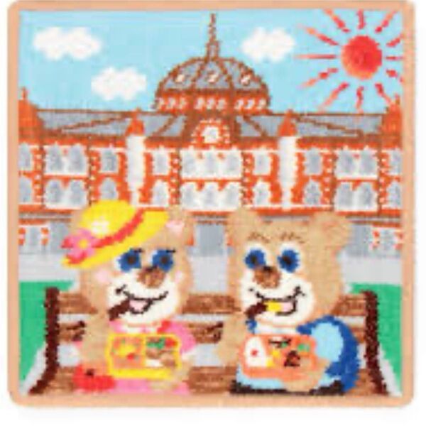 フェイラー ラブラリーバイフェイラー タオルハンカチ 東京駅限定 グランスタ トーキョーエンソクビヨリ