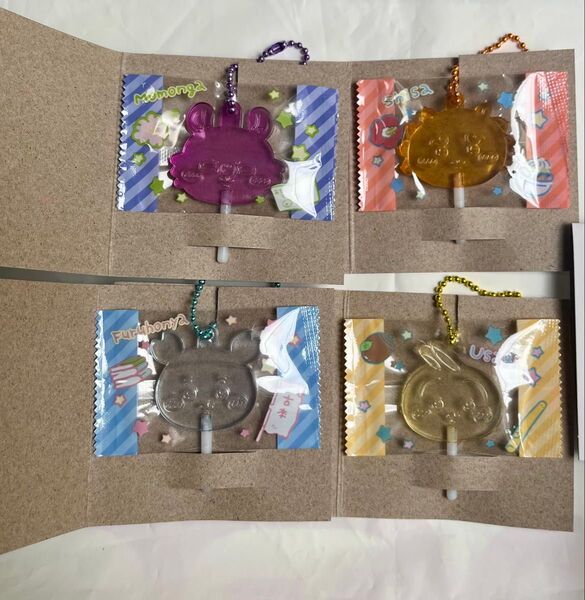 ちいかわ キャンディチャームズ グミ モモンガ 古本屋 うさぎ シーサー セット キーホルダー