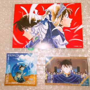 名探偵コナン 毛利蘭 工藤新一 北栄町 ポストカード マグネット 黒衣の騎士 ハート姫 コナンランド ステッカー