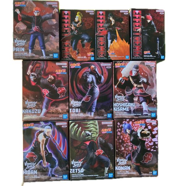 NARUTO-ナルト- VIBRATION STARS フィギュア10体セット まとめ売り