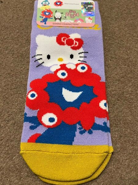 ミャクミャク 万博 ハローキティ サンリオ ソックス 靴下 22〜24cm
