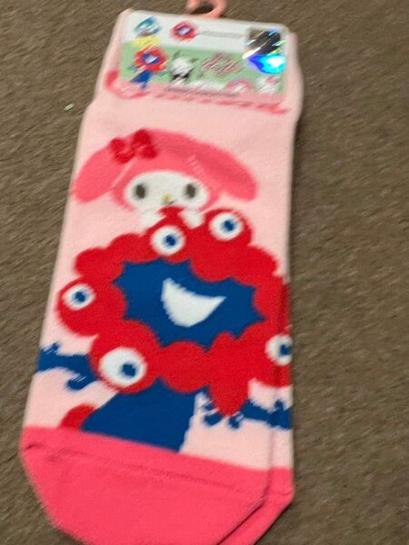 ミャクミャク 万博 マイメロディ サンリオ ソックス 靴下 22〜24cm