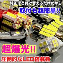 ACU/MCU20系 クルーガー後期 純正球交換用 T10 LED ルームランプ＋ナンバー＋車幅灯 ウェッジ 12個セット 室内灯 激安 SMDライト パーツ_画像2