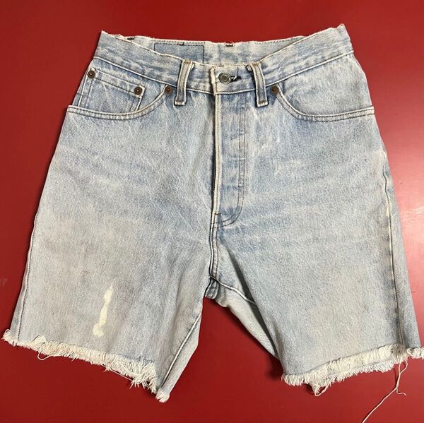 ビンテージ?Levi’s リーバイス デニム ハーフパンツ カットオフ 古着 ショートパンツ