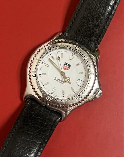 TAG HEUER タグホイヤー セル WI2110 自動巻き 腕時計 automatic watch ホワイト文字盤