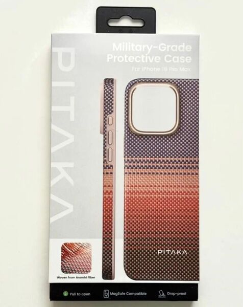 PITAKA iPhone 16 Pro Max用 軍用グレード保護ケース
