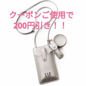 素敵なあの人 8月号 【付録】 GAP ミニポーチつき スマホショルダーバッグ