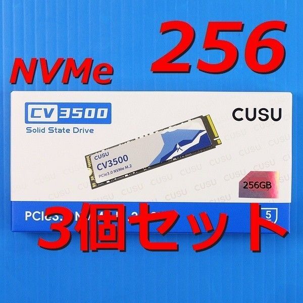 【SSD 256GB】CUSU CV3500 M.2 NVMe PCIe3.0 x4