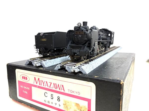 HOゲージ C58 蒸気機関車 ジャンク扱い