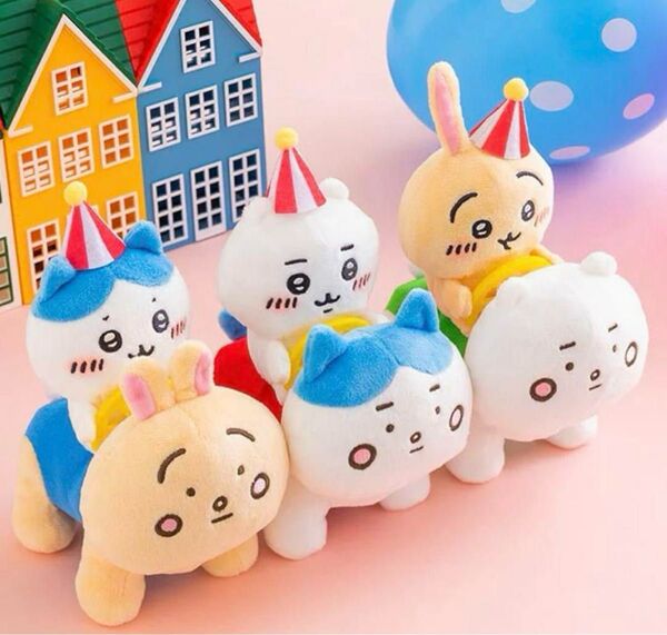 新品 ちいかわらんど ぴーぽぽ ぬいぐるみ3体セット ちいかわ うさぎ ハチワレ