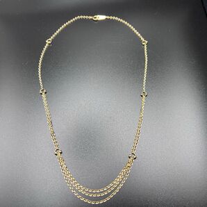 K18 チェーンネックレス K18刻印あり 約5.38g K18YG
