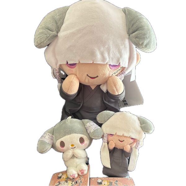 真天地開闢集団 ジグザグ×サンリオキャラクターズ ぬいぐるみ3種セット