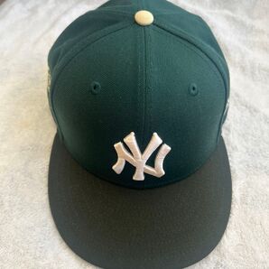ニューエラ 59FIFTY ニューヨークヤンキース 7 5/8 ダークグリーン Yankees キャップ
