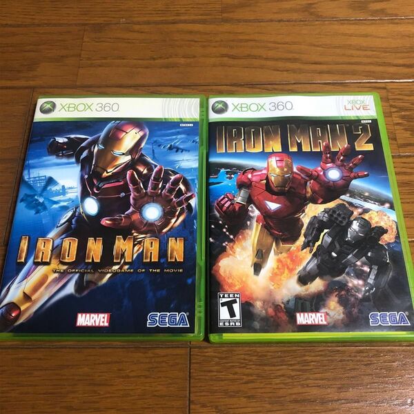 XBOX360 IRON MAN 1 & 2 セット 北米版 海外版 アイアンマン