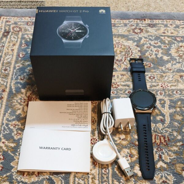 ジャンク HUAWEI WATCH GT 2 Pro スマートウォッチ ブラック系