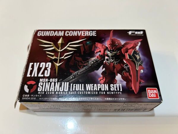 FW GUNDAM CONVERGE EX23 シナンジュ フルウェポンセット ガンダムコンバージ