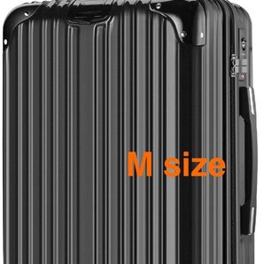 スーツケース キャリーケース 黒 ブラック 65L M 旅行カバン TASロック キャリーバッグ