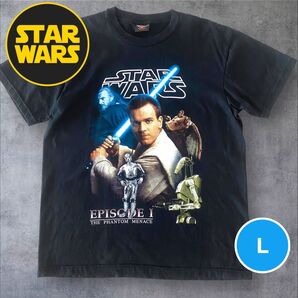 【希少】STAR WARS エピソードI ヴィンテージ Tシャツ L 映画