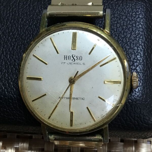 希少! HESSO made in SWISS 手巻き メンズ 腕時計
