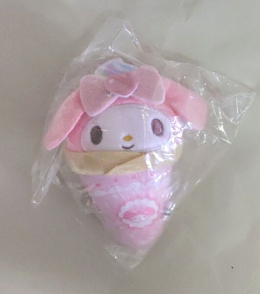 サンリオキャラクターズ クレープおくるみマスコット ガチャ マイメロディ ぬいぐるみ マスコット サンリオ