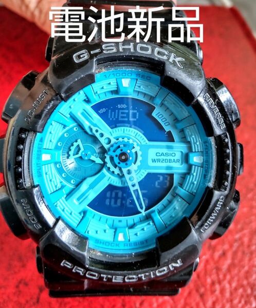 カシオ ジーショック G-SHOCK GA-110B アナデジ 電池新品 7月16日電池交換&分解洗浄済み