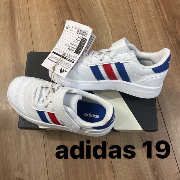 8月末までの出品。スニーカー アディダス adidas 子ども靴 19センチ