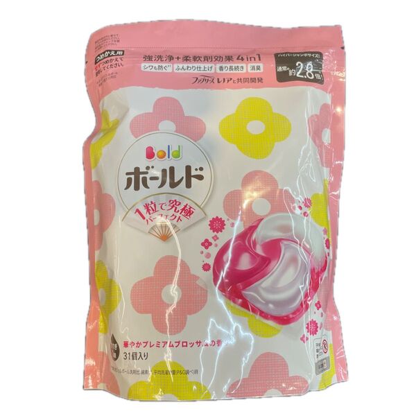 ボールド】ジェルボール4D 華やかプレミアムブロッサムの香り 限定デザイン 31個入