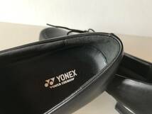 極美品◎衝撃吸収反発素材 YONEX POWER CUSHION ヨネックス パワークッション パンプス 23cm 3E 黒◎_画像5