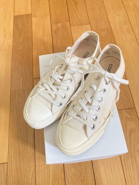 CONVERSE コンバース オールスター ローカット スニーカー オフホワイト 生成り24.5