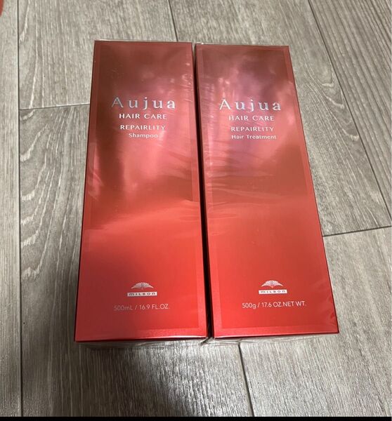 オージュアリペアリティシャンプートリートメント500セット オージュア ミルボン ヘアトリートメント Aujua MILBON