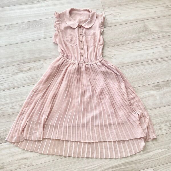 JILLSTUART ジルスチュアート ワンピース ピンク プリーツ