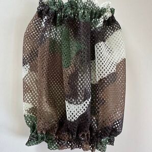 犬用スヌード★メッシュ 迷彩 カモフラ Mサイズ ハンドメイド