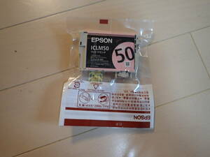 純正　エプソン　ICLM50　ライトマゼンタ　新品外箱なし　送料120円