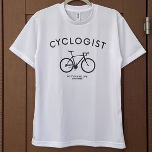 ドライ Tシャツ 自転車 Mサイズ メンズ レディース ジュニア 半袖 ロードバイク ティシャツ 半袖Tシャツ 白