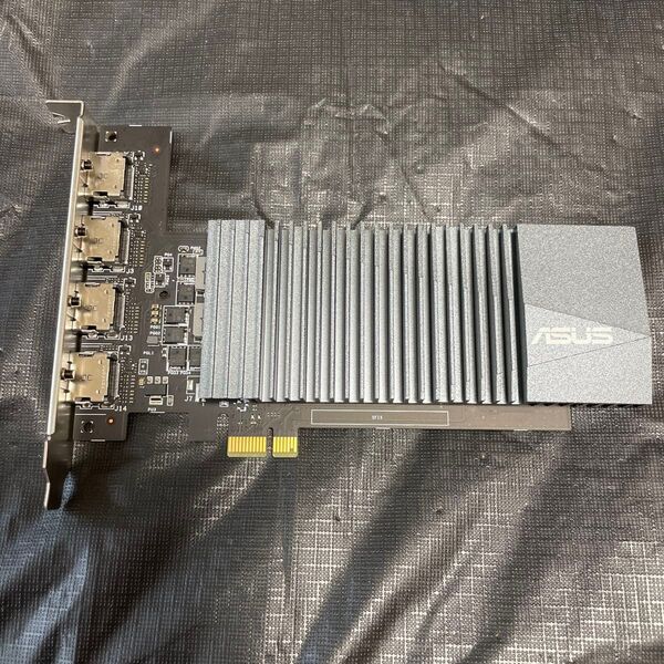 NVIDIA ASUS GT710-4H-SL-2GD5 2GB グラボ ファンレス HDMI 4K 4ポート 4画面
