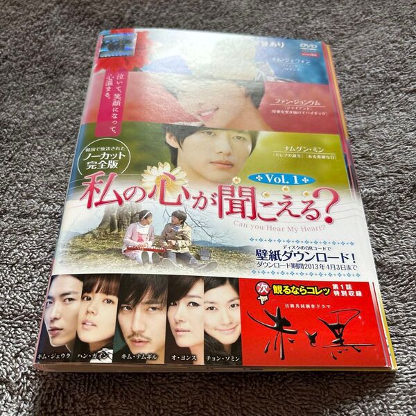 私の心が聞こえる?韓国ドラマ全話 レンタル落ちケースなし DVD