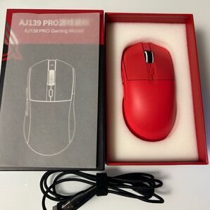 A.JAZZ AJ139 PRO ゲーミングマウス レッド