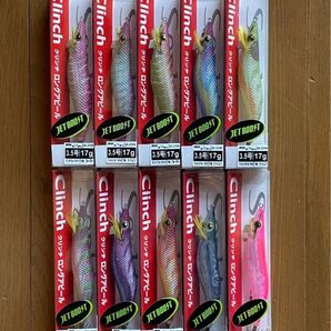シマノ クリンチ ロングアピール ジェットブースト 10個セット フラッシュブースト エギング 餌木